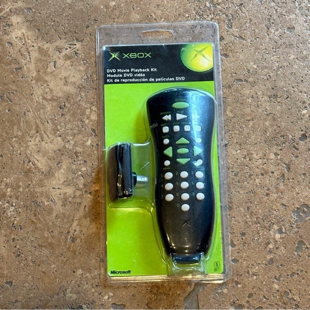 New!! Microsoft Xbox DVD Movie Playback Kit Remote